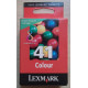 ΜΕΛΑΝΗ LEXMARK 41 COLOUR